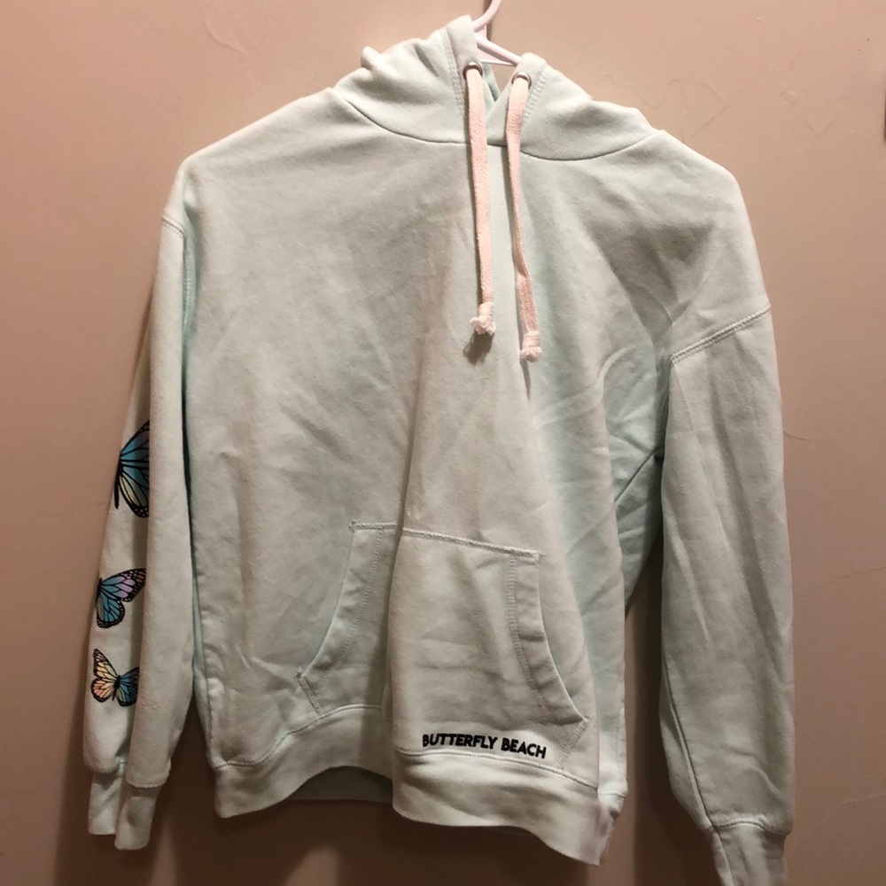 Light blue/ teal hoodie